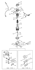 Fig-0 Diagram and Parts List for 313  Porter Cable Laminate Trimmer